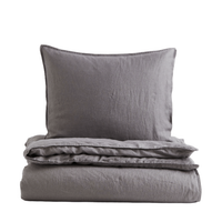 Комплект односпального постельного белья H&M Home, серый