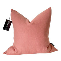 Льняная наволочка, 18 x 18 дюймов Modish Decor Pillows, цвет Pink