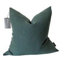 Модный льняной декоративный чехол на подушку, 24 x 24 дюйма Modish Decor Pillows, цвет Blue