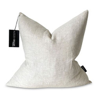 Модный льняной декоративный чехол на подушку, 24 x 24 дюйма Modish Decor Pillows, цвет Tan/Beige