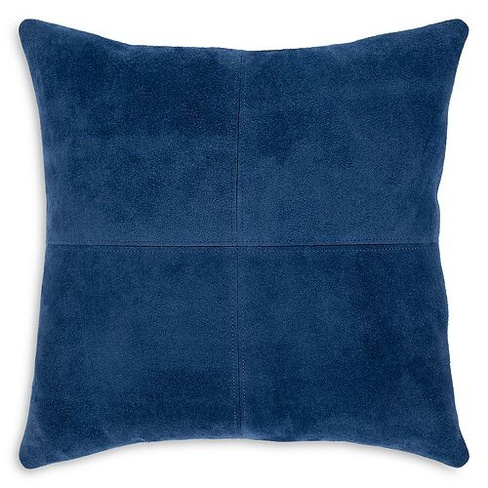 Декоративная замшевая подушка Manitou, 20 x 20 дюймов Surya, цвет Blue