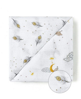 4-слойное всесезонное уютное одеяло унисекс Malabar Baby, цвет Gray