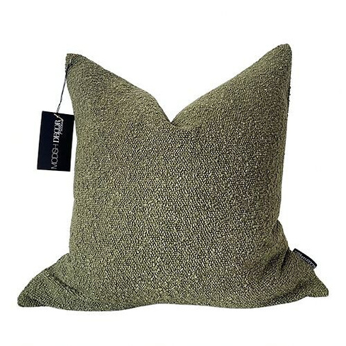 Чехол-букле, 24 x 24 дюйма Modish Decor Pillows, цвет Green