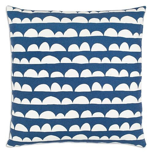 Декоративная подушка Lachen с абстрактными полосками, 20 x 20 дюймов Surya, цвет Blue