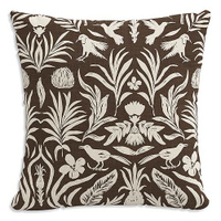 Декоративная подушка с рисунком, 18 x 18 дюймов Sparrow & Wren, цвет Brown