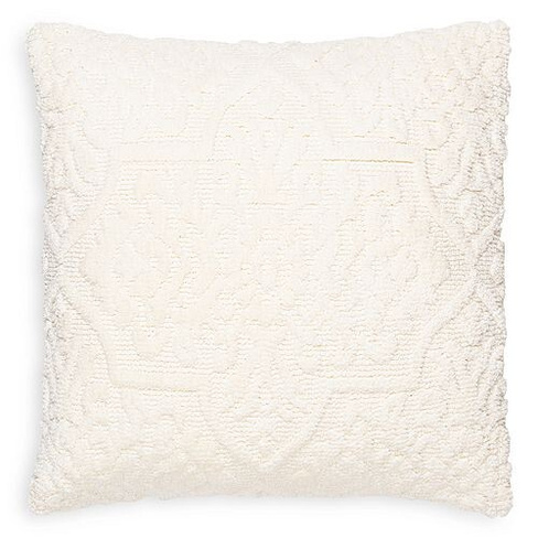 Декоративная подушка Frisco с текстурным узором, 20 x 20 дюймов Surya, цвет White