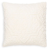 Декоративная подушка Frisco с текстурным узором, 20 x 20 дюймов Surya, цвет White