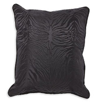 Декоративная подушка «Черная зебра на черной», 20 x 20 дюймов Global Views, цвет Black