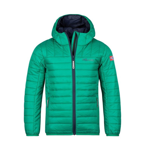 Куртка Trollkids Eikefjord, темно-зеленый/темно-синий