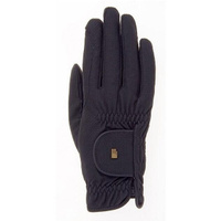 Детские зимние перчатки для верховой езды ROECK-GRIP junior чёрные ROECKL, черный
