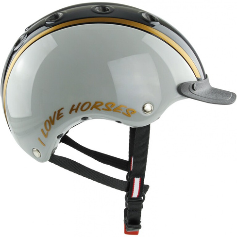 Шлем Casco NORI для верховой езды, велосипеда и лыж, песочный / черный / медный