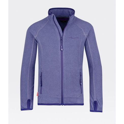 Куртка Trollkids Noresund Lavender флисовая для девочек, фиолетовый