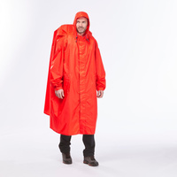 Дождевик Quechua для походов размер L / xl Forclaz 75, красный