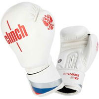 Перчатки боксерские Clinch OLIMP 12 OZ (бело-красные)