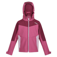 Куртка туристическая детская Regatta Eastcott II Hiking, фиолетовый/темно-розовый