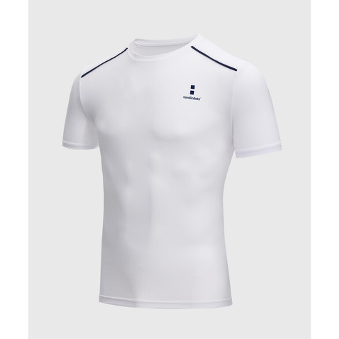 Футболка Performance Tennis/Padel Mens White NORDICDOTS, белый
