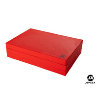 Складной коврик для гимнастики 210 x 100 x 8 см мягкий напольный коврик КРАСНЫЙ JEFLEX, красный