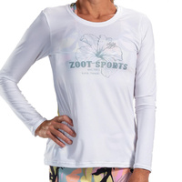 Женское джерси с коротким рукавом LTD Беговая футболка с длинным рукавом - Mahalo ZOOT, белый