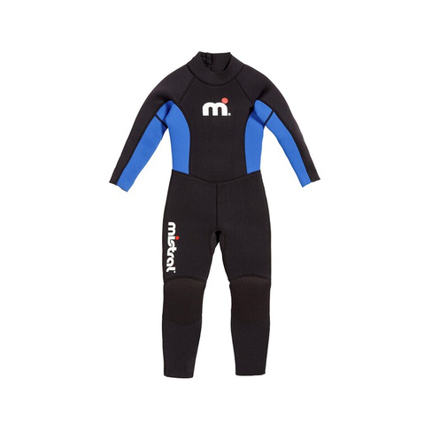 Гидрокостюм серфинг Mistral Ocean 4/3 мм детский черный/синий