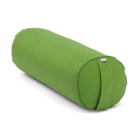 Болстер для йоги (круглый) ECO, корпус полбы оливково-зеленый BODHI, оливково-зеленый