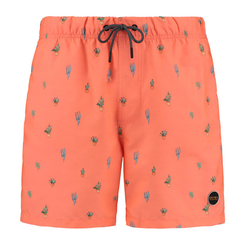 Мужские шорты для плавания oasis micro персик SHIWI, неоновый кроваво-оранжевый