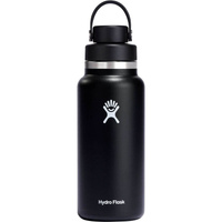 Бутылка для воды Hydro Flask Wide Mouth + Chug Cap 950 мл, черный