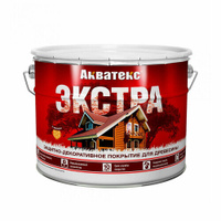 Акватекс Акватекс-Экстра защитно-декоративное покрытие для древесины алкидное полуглянцевое каштан 9л