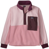 Пуловер Patagonia Microdini 1/2 Zip Fleece, цвет Planet Pink